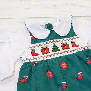 Merry & Bright Smocked Jon Jon
